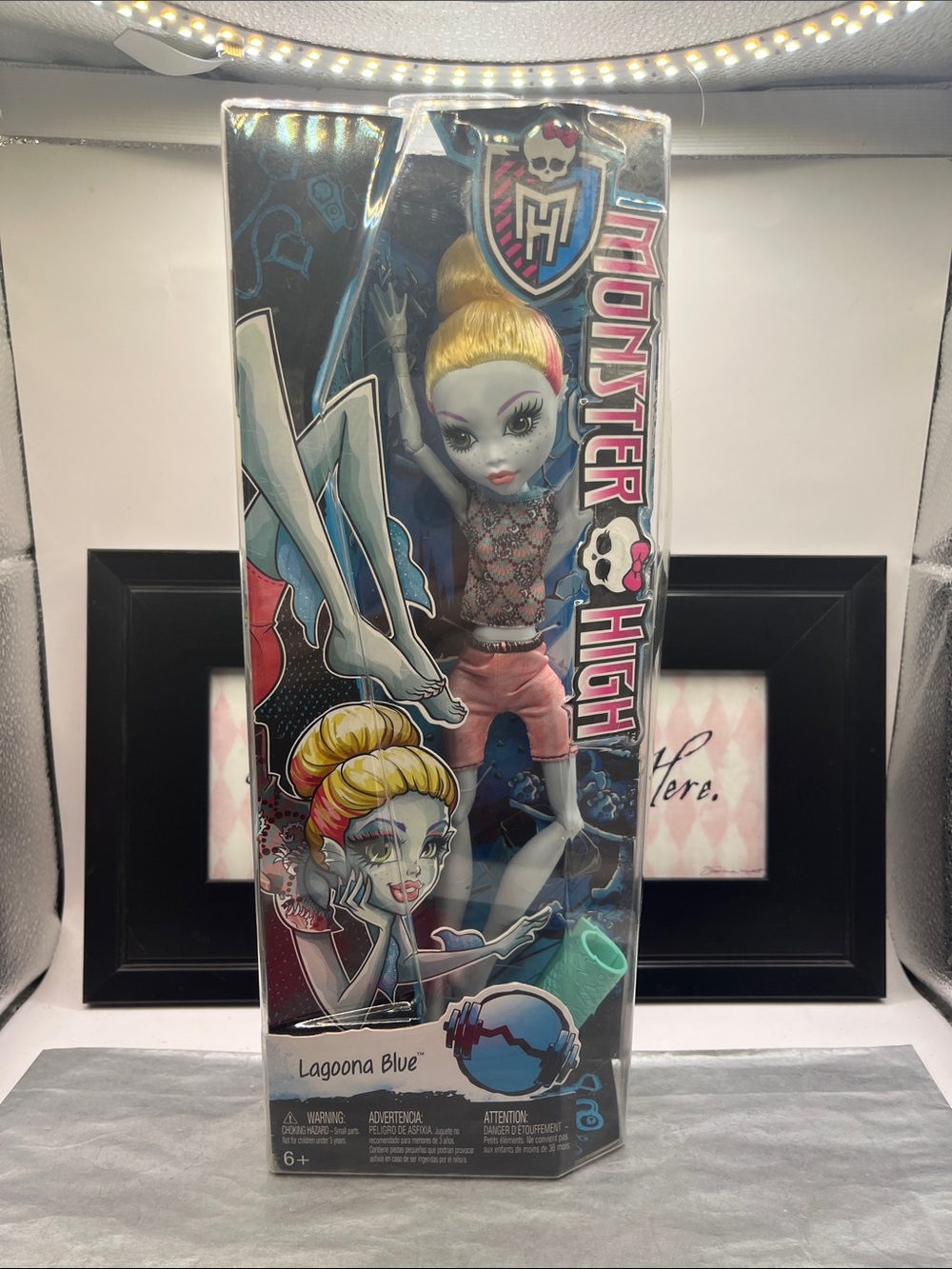Monster High Fangtastic Fitness Lagoona Blue Doll New 2014